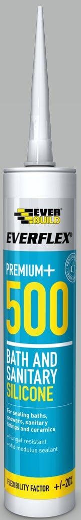 Everbuild 500WE Everflex 500 Bath & Sanitary Sealant White Price Comparisons | Compare The Build