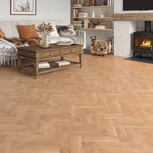 Infinite Flooring Rustic Engineered Oak Herringbone Smooth Lacquered T&G 10x80x300mm (0.96m²/pack) Price Comparisons | Compare The Build