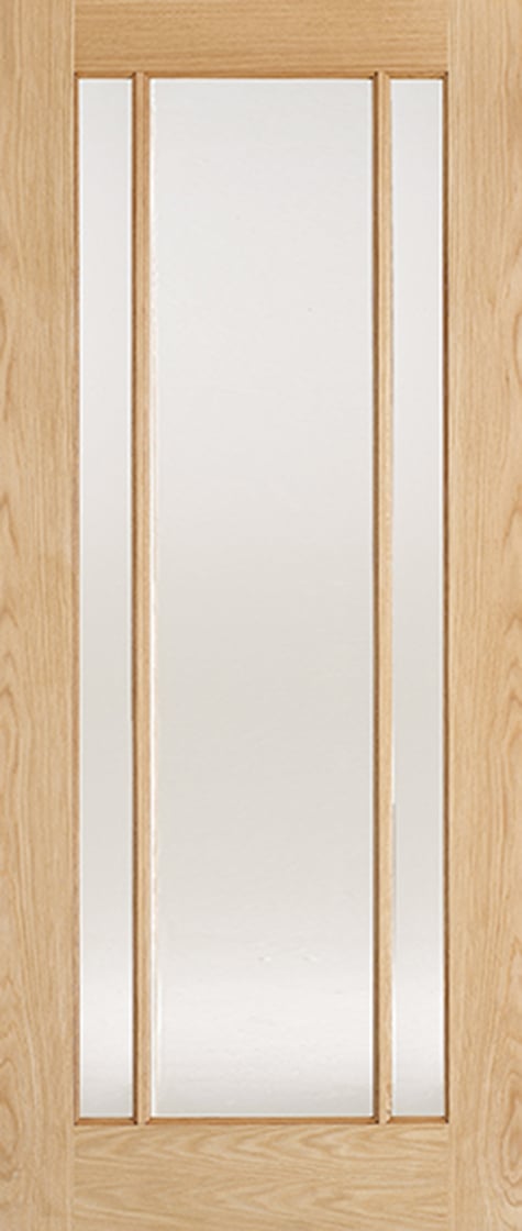LPD Lincoln 3L Frosted Glass Internal Oak 1981x762x35mm Price Comparisons | Compare The Build