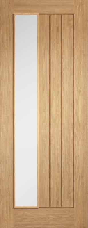 LPD Internal Oak Mexicano Clear Glazed Offset 1981x686x35mm Price Comparisons | Compare The Build