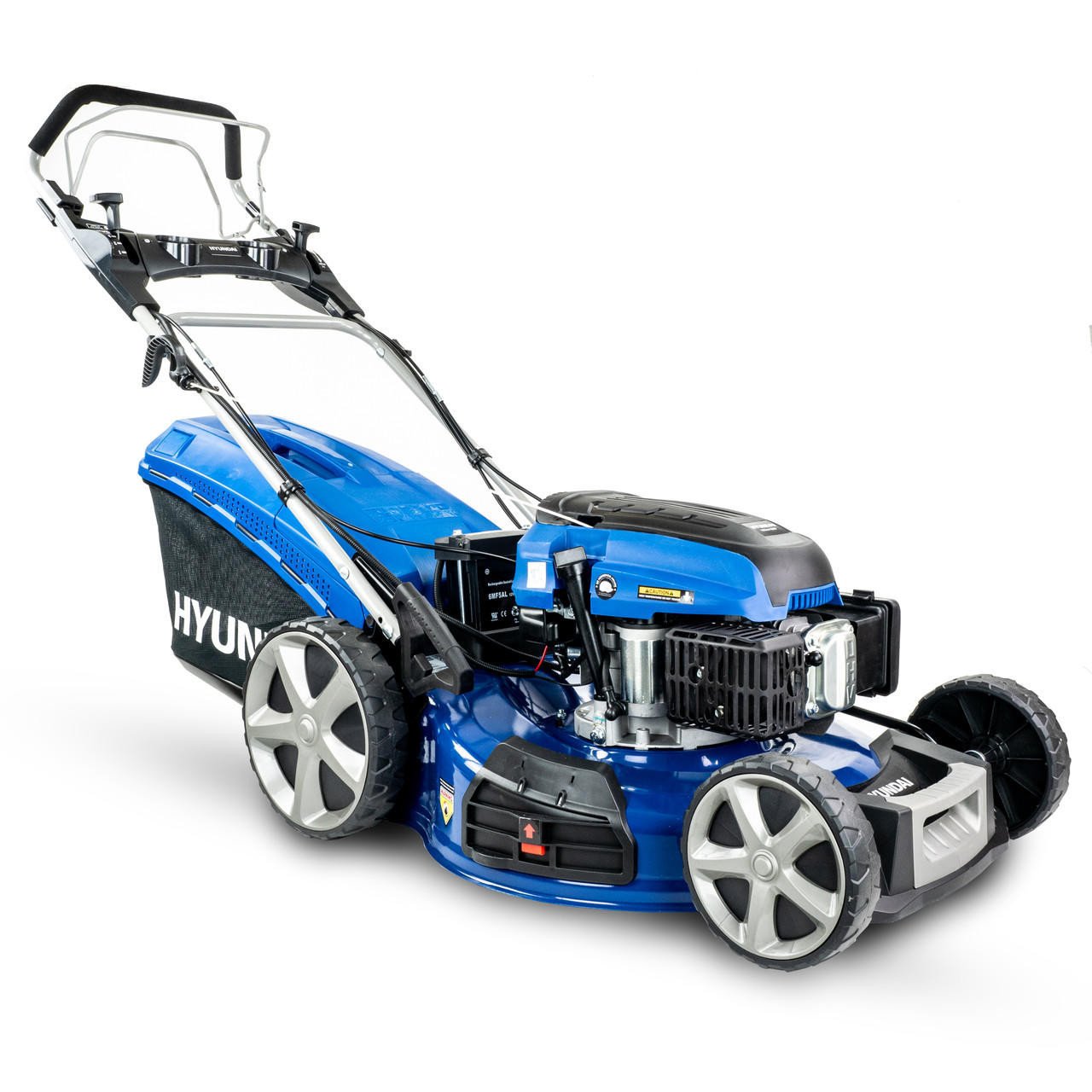Hyundai 56cm 196cc 4-in-1 Electric-Start Self-Propelled Petrol Lawnmower Price Comparisons | Compare The Build