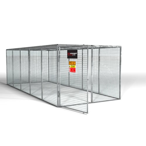 Armorgard Gorilla Gas Cage Modular Bolt-together Gas Cage 2412x6066x1831mm (GGC15) Price Comparisons | Compare The Build