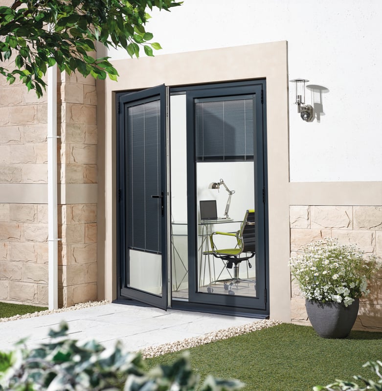 LPD Aluvu External French Door 2090x1190x70mm Price Comparisons | Compare The Build