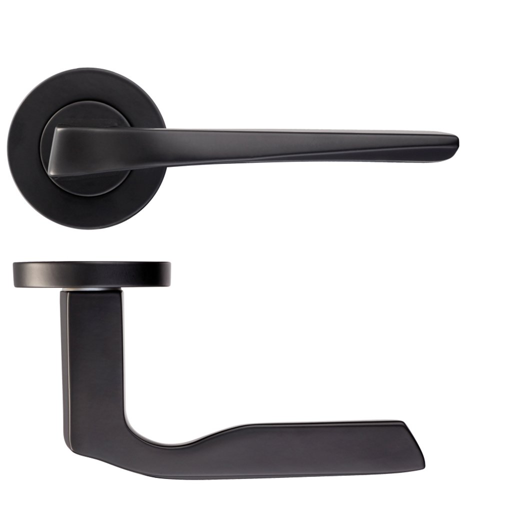 LPD Ironmongery Carina Matt Black Privacy Handle Hardware Pack 230x160x60mm Price Comparisons | Compare The Build
