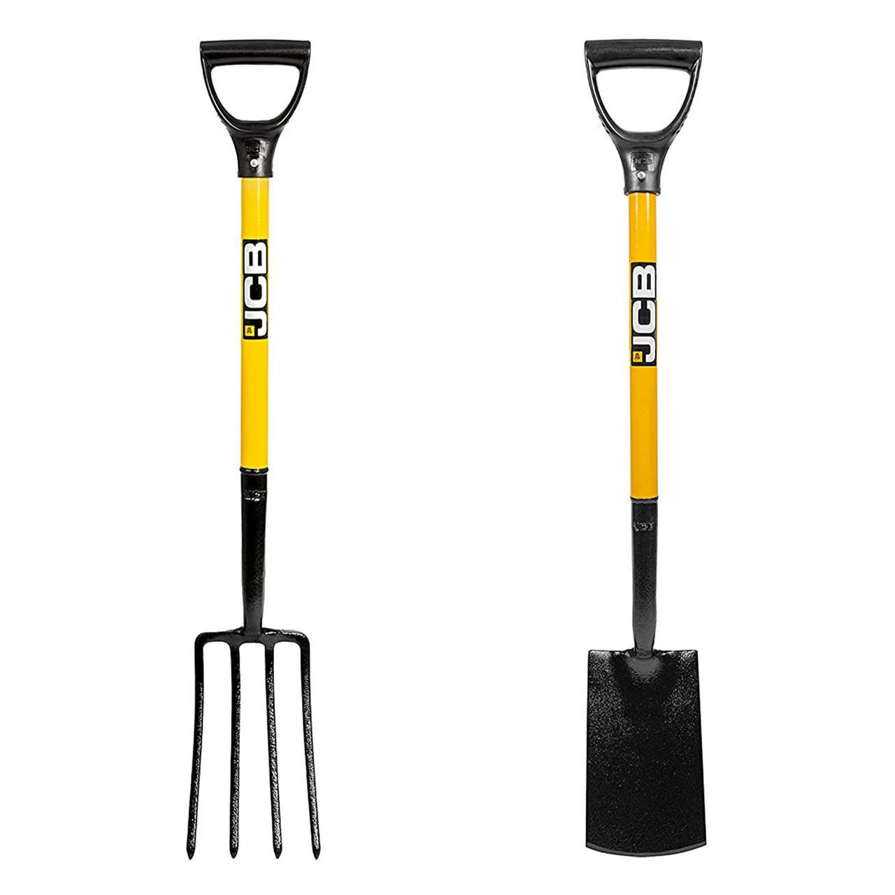 JCB Solid Forged Lightweight Border Fork And Border Spade Set Price Comparisons | Compare The Build