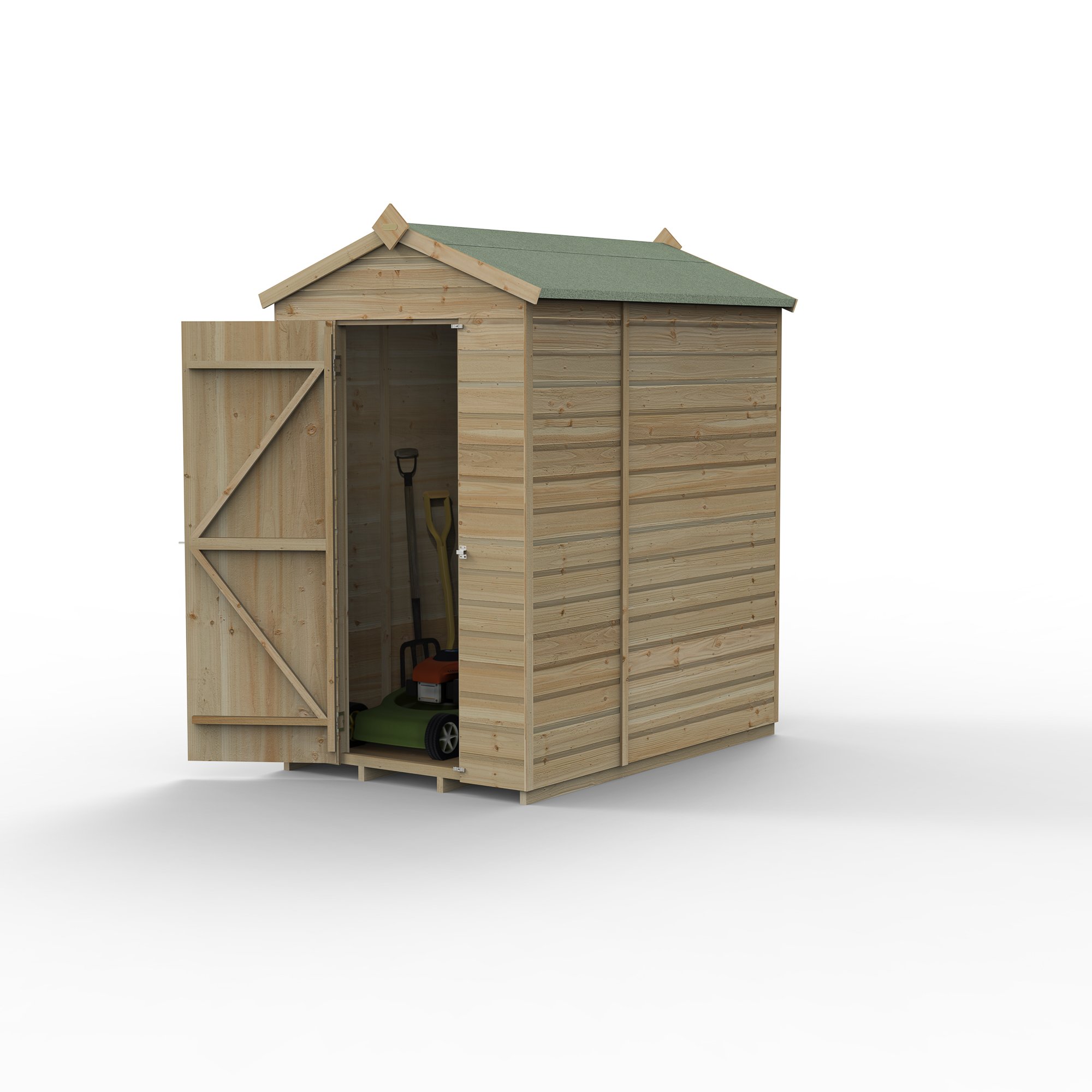 Forest Beckwood 4x6 Apex Shed - No Windows (Installed) Price Comparisons | Compare The Build