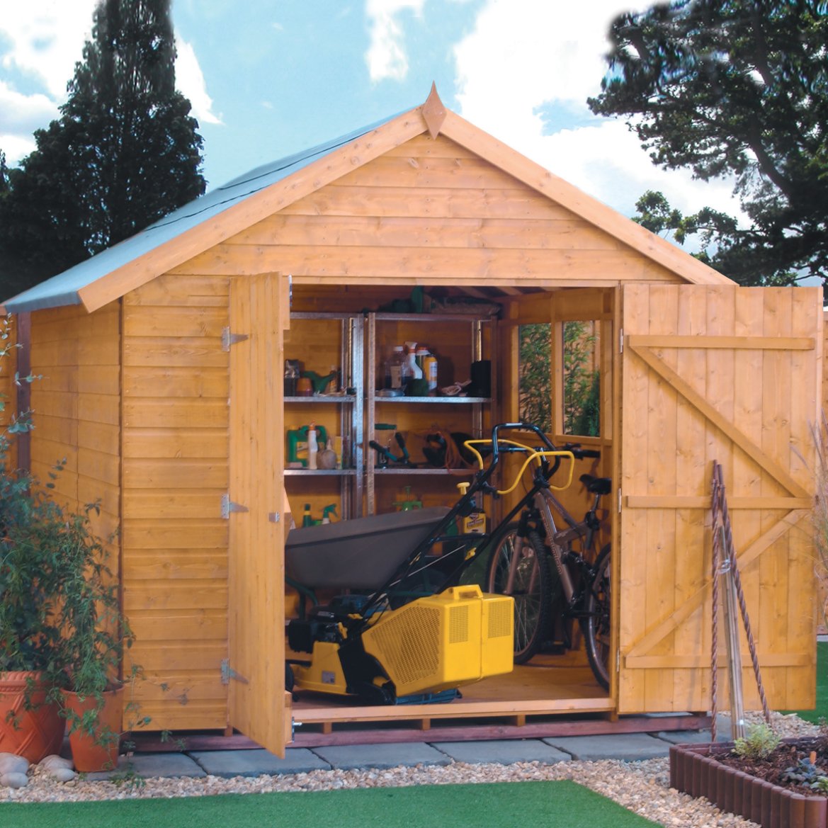 Rowlinson Premier 10x8 Shiplap Apex Shed Price Comparisons | Compare The Build