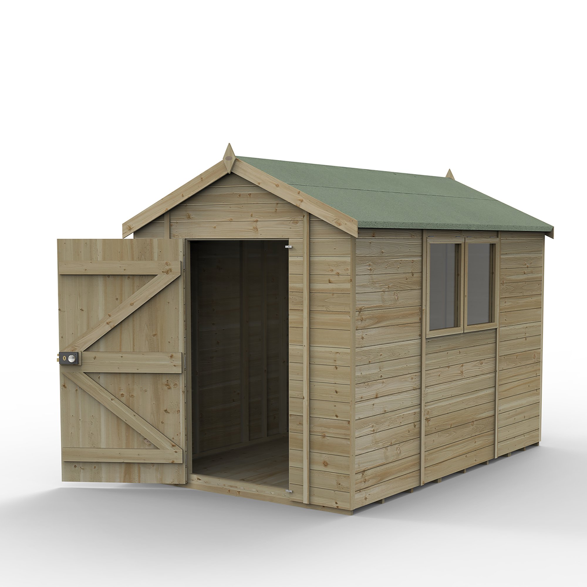 Forest Timberdale 10x6 Apex Shed FSC® certified (Installed) Price Comparisons | Compare The Build