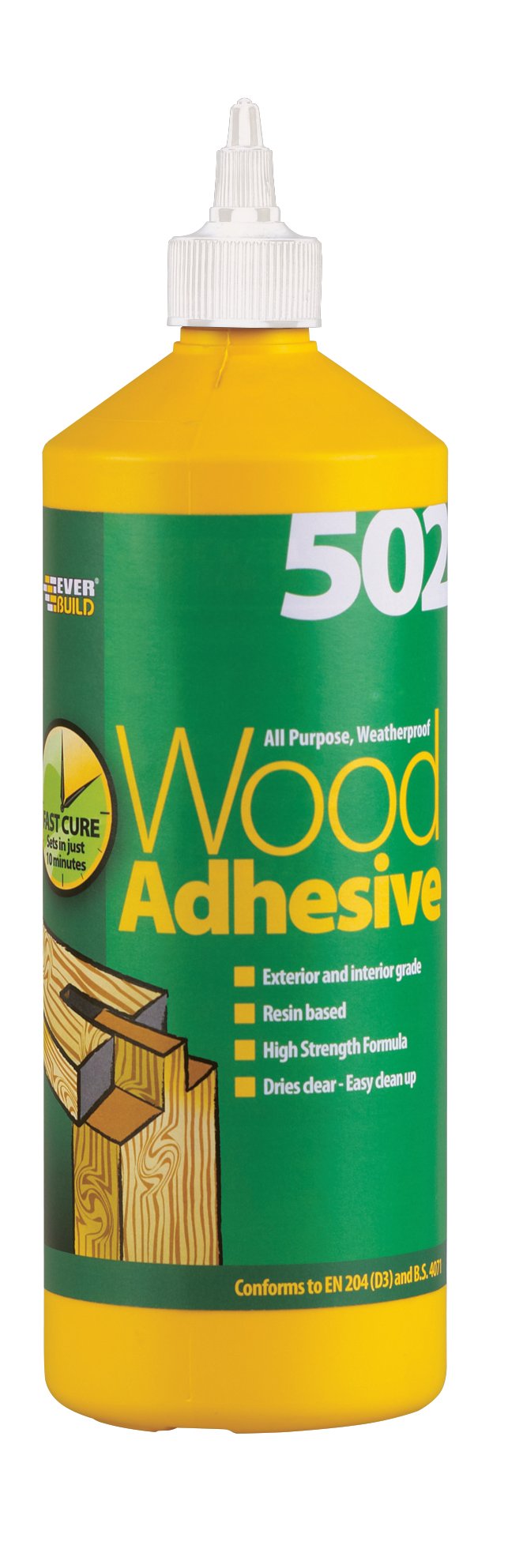 Everbuild WOOD1 502 All Purpose Weatherproof  Wood Adhesive 1ltr Price Comparisons | Compare The Build