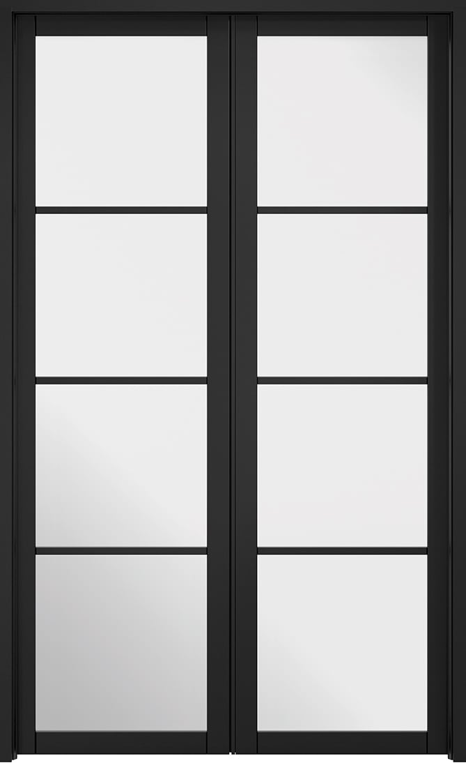 LPD Soho Black Pre-finished Room Divider 4ft 2031x1246x35mm Price Comparisons | Compare The Build