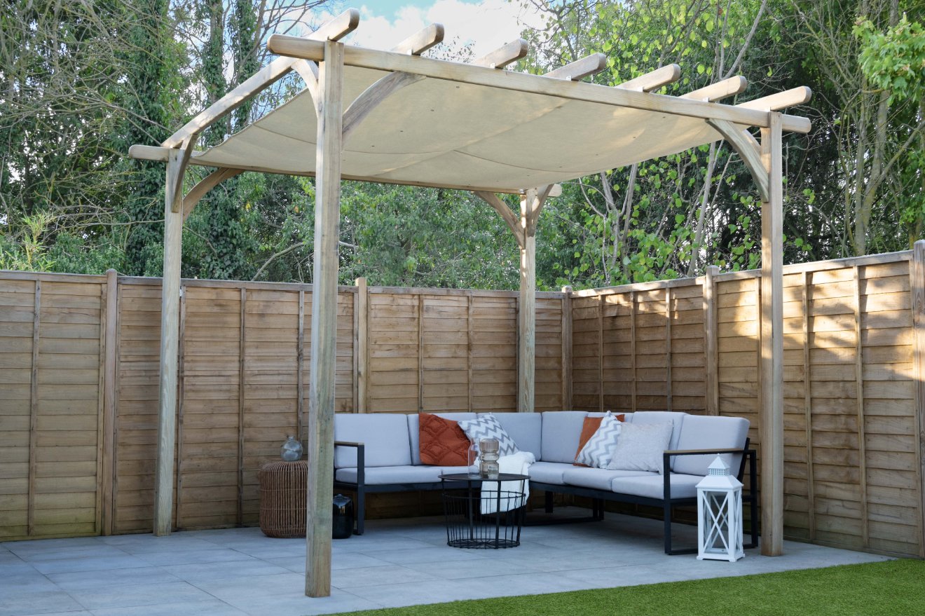 Ultima Pergola - 3.6 x 3.6m with Canopy FSC® certified Price Comparisons | Compare The Build