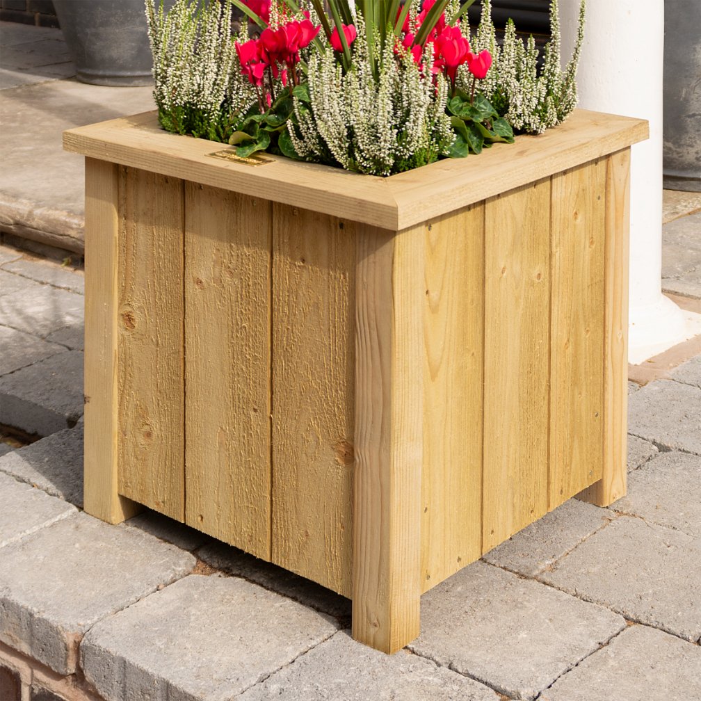 Rowlinson Heritage Square Planter 40cm | Compare The Build