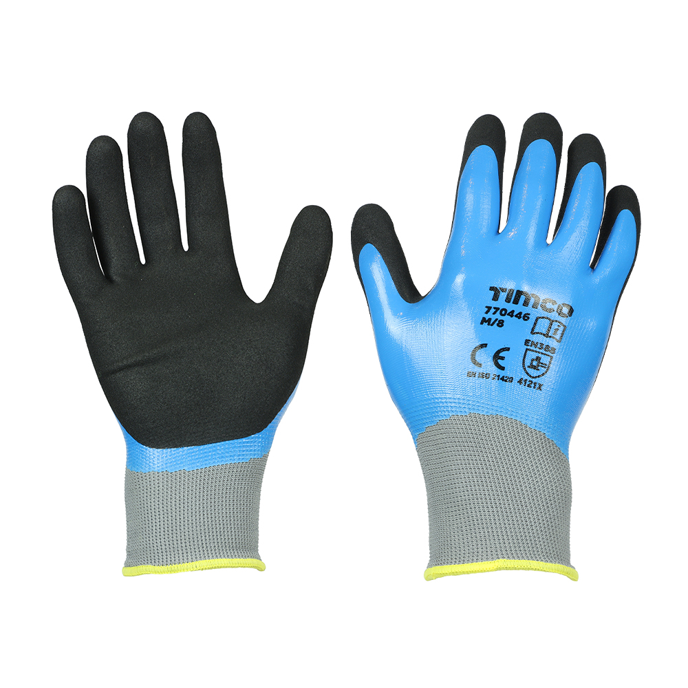 TIMco Waterproof Glove Nitrile Foam Medium (PR) Price Comparisons | Compare The Build