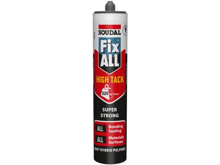 Soudal 101444 High Tack Sealant White 290ml Price Comparisons | Compare The Build