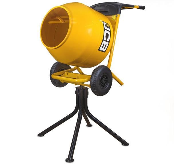 JCB Electric 230V 134L Seam Welded Cement Mixer 550W 100L Working Capacity | Compare The Build