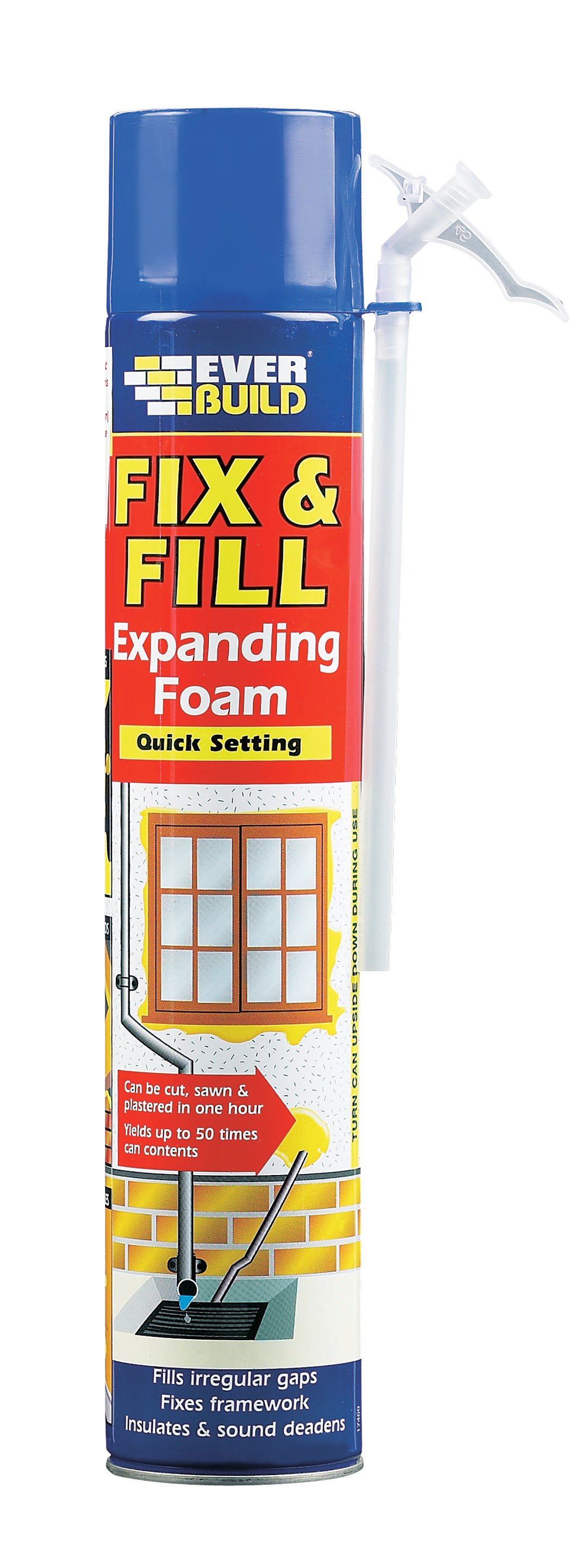 Everbuild EVFF7 Fix & Fill Expanding Foam 750ml Price Comparisons | Compare The Build