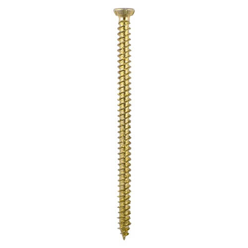 TIMco 7.5x120mm 00120TCON Concrete Screw - TX - Flat Countersunk Yellow - ZYP (100/Box) Price Comparisons | Compare The Build