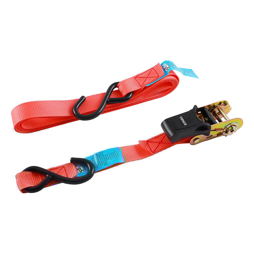 5m x 25mm Veto S Hook Ratchet Straps-STD (4/Blister Pack) Price Comparisons | Compare The Build