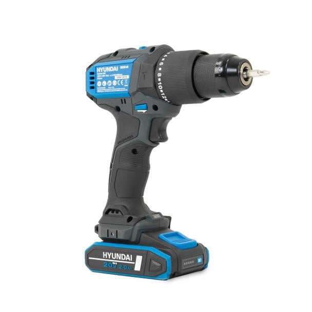 Hyundai 20V Cordless Hammer Drill 60Nm and Angle Grinder 115mm Brushless Kit Price Comparisons | Compare The Build