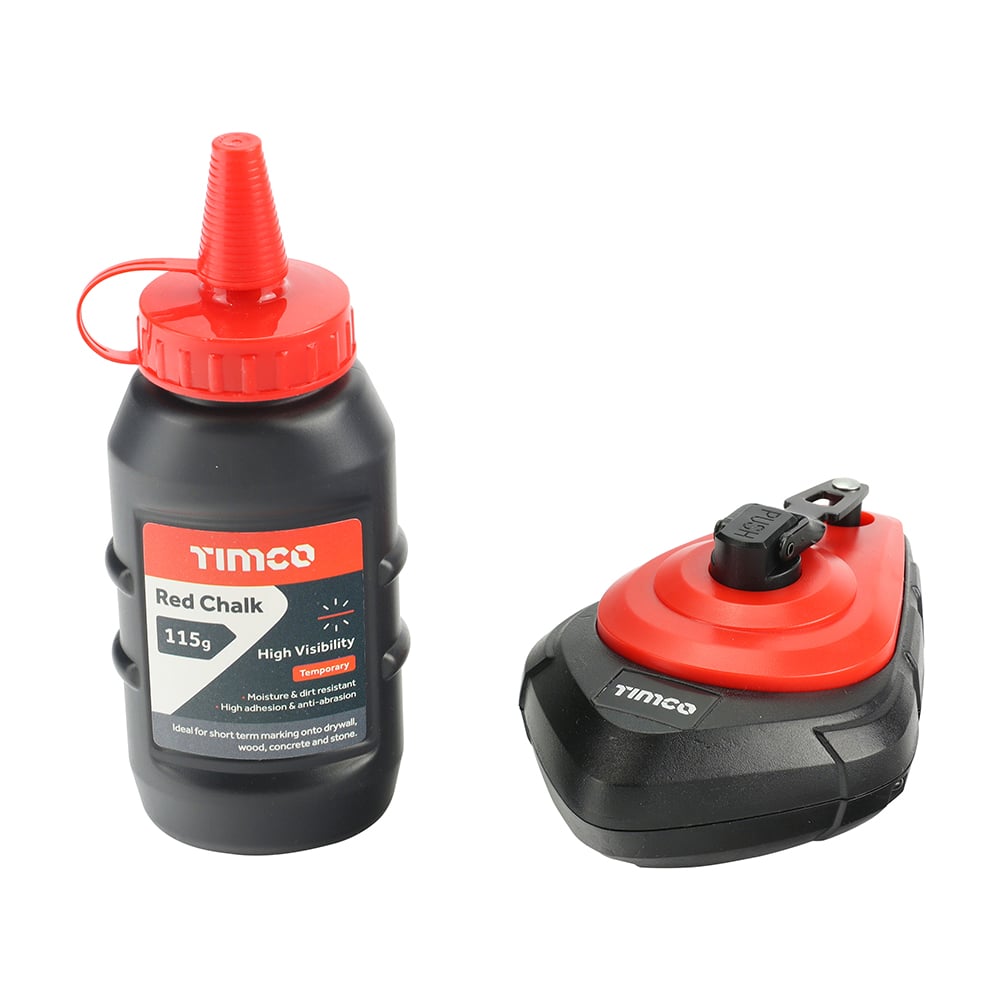 TIMco 863147 Chalk Line Set 2pce | Compare The Build