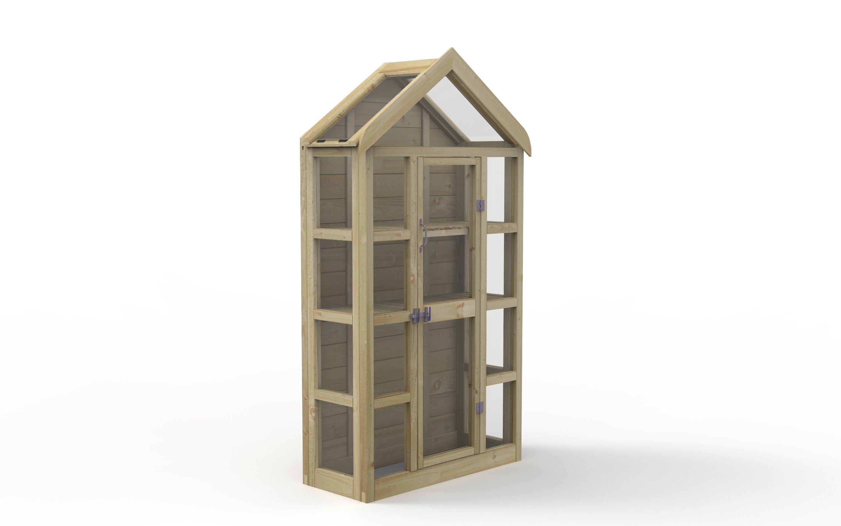 Georgian Wall Greenhouse with Auto Vent FSC® certified Price Comparisons | Compare The Build