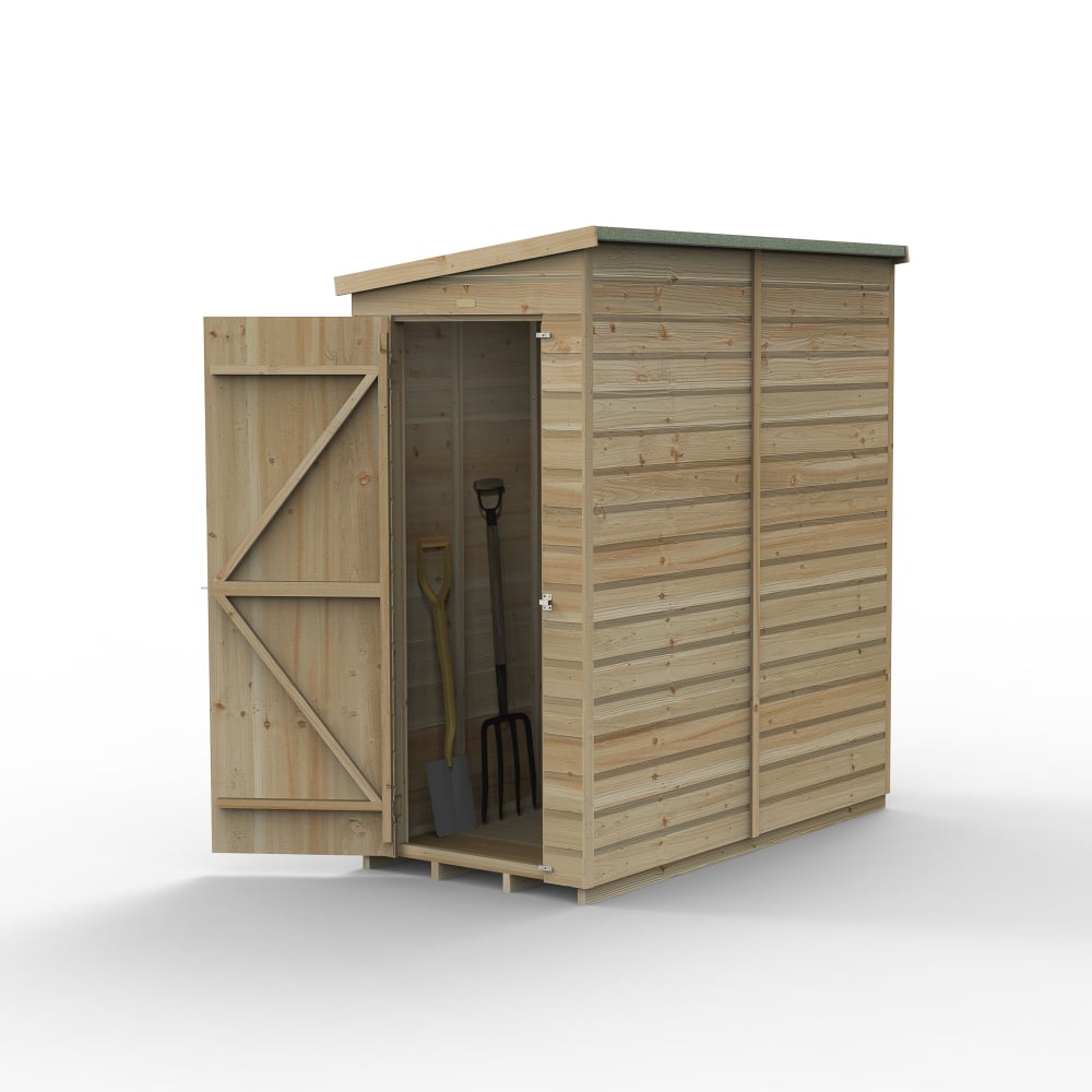 Forest Beckwood 6x3 Pent Shed - No Windows Price Comparisons | Compare The Build