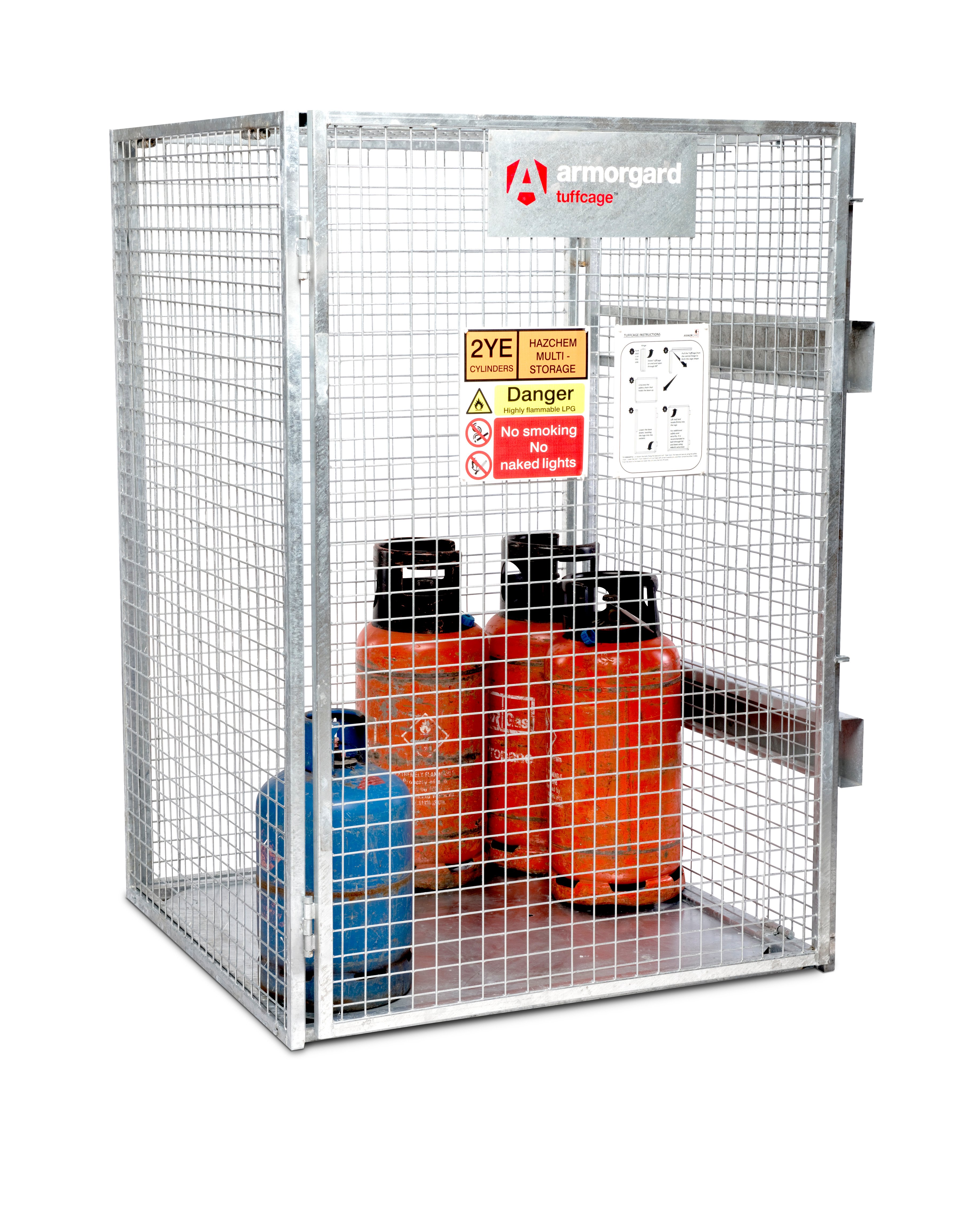 Armorgard TuffCage - Folding One Piece Gas Cage 1305x1240x1795mm (TC1.2) Price Comparisons | Compare The Build
