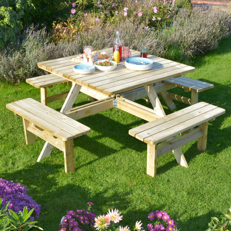 Rowlinson Square Picnic Table Price Comparisons | Compare The Build