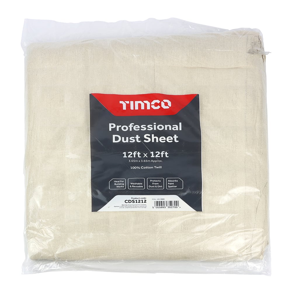 Shield CDS1212 12ftx12ft Professional Dust Sheet Price Comparisons | Compare The Build