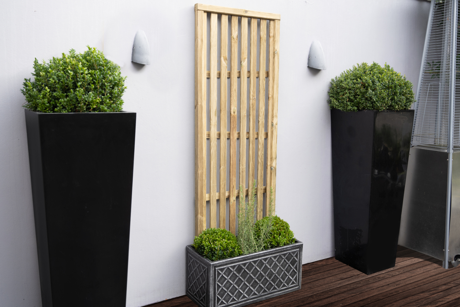 1.8m x 0.6m Pressure Treated Vertical Slatted Screen - Pack of 5 FSC® certified Price Comparisons | Compare The Build