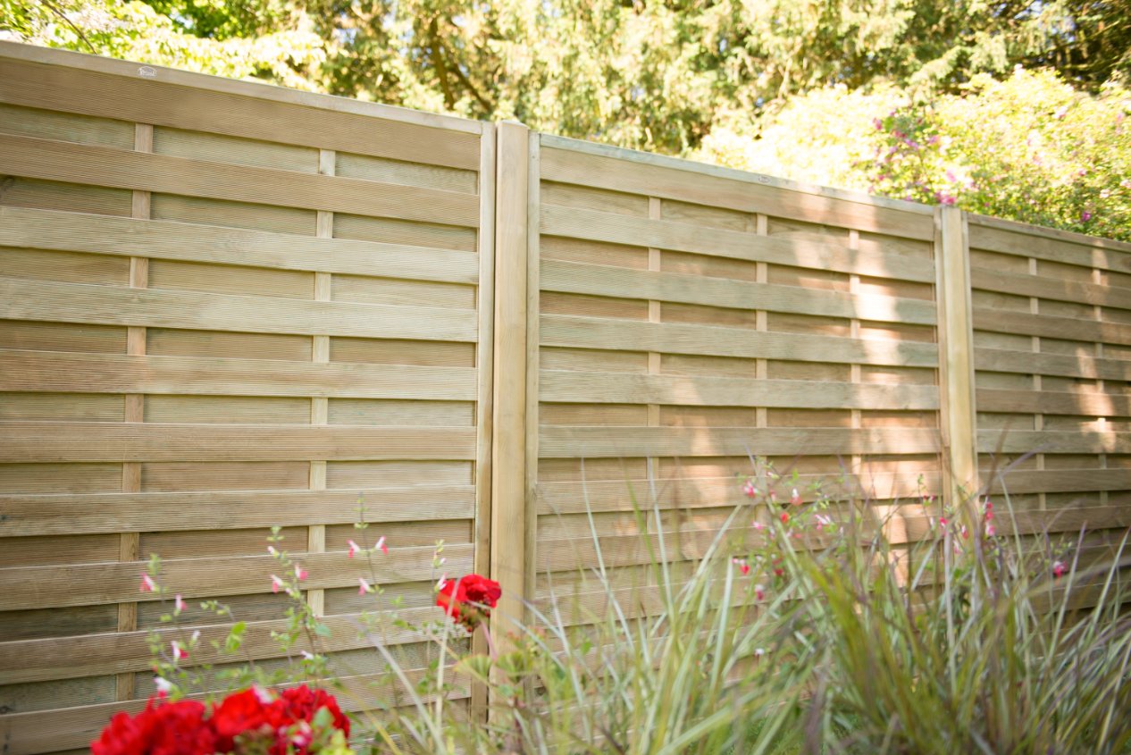 1.8m x 1.8m Pressure Treated Decorative Europa Plain Fence Panel - Pack of 3 FSC® certified Price Comparisons | Compare The Build