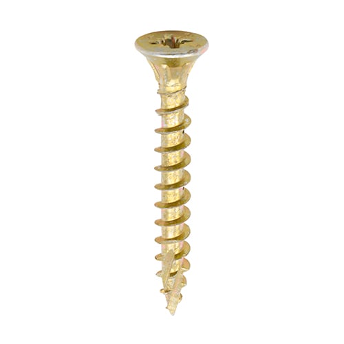 TIMco 50040C2TUB  5.0x40 Strong-Fix Multi-Purpose Premium Screws - PZ - Double Countersunk - Yellow (800/Tub) Price Comparisons | Compare The Build