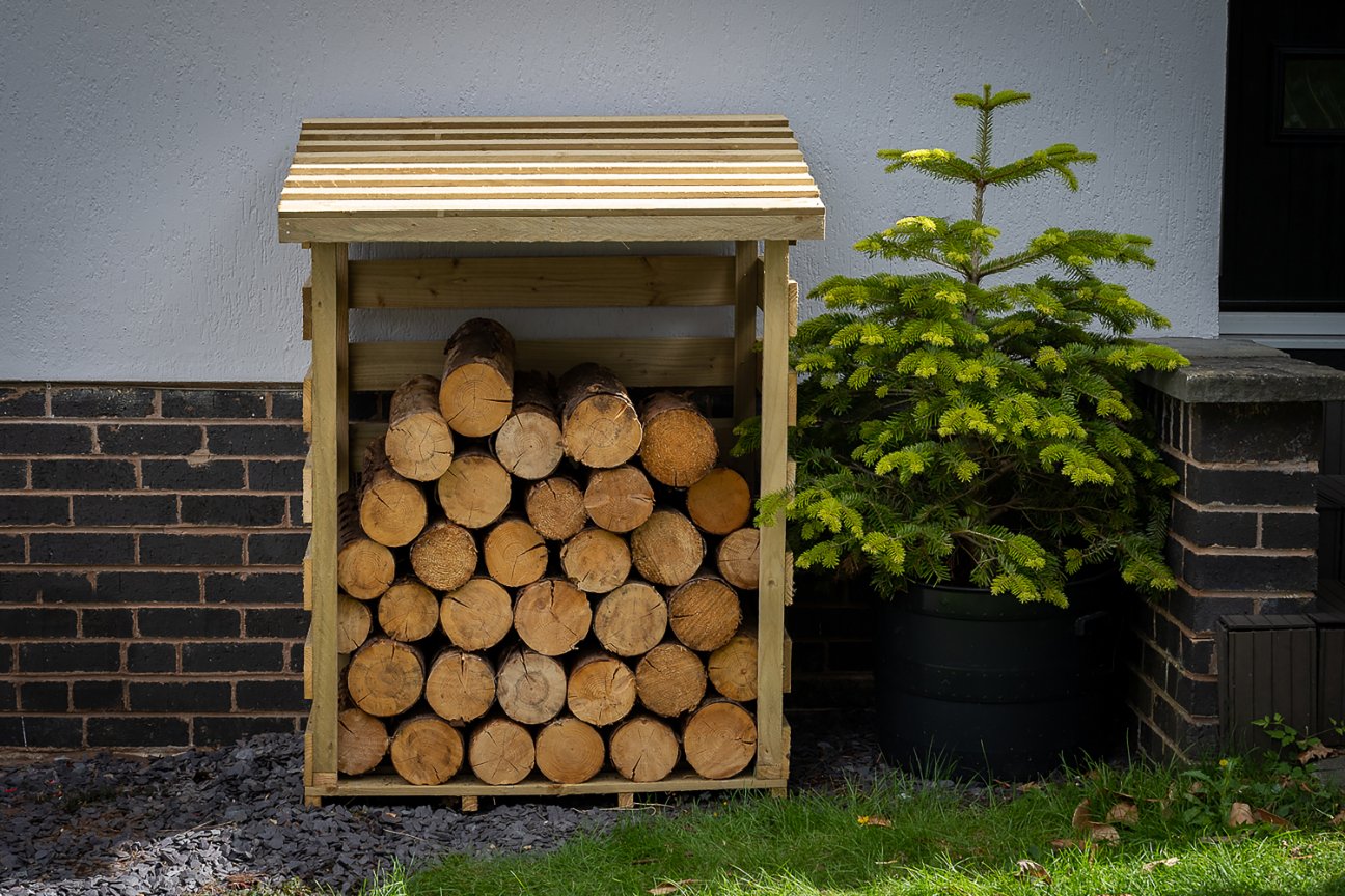 Compact Pent Log Store FSC® certified Price Comparisons | Compare The Build