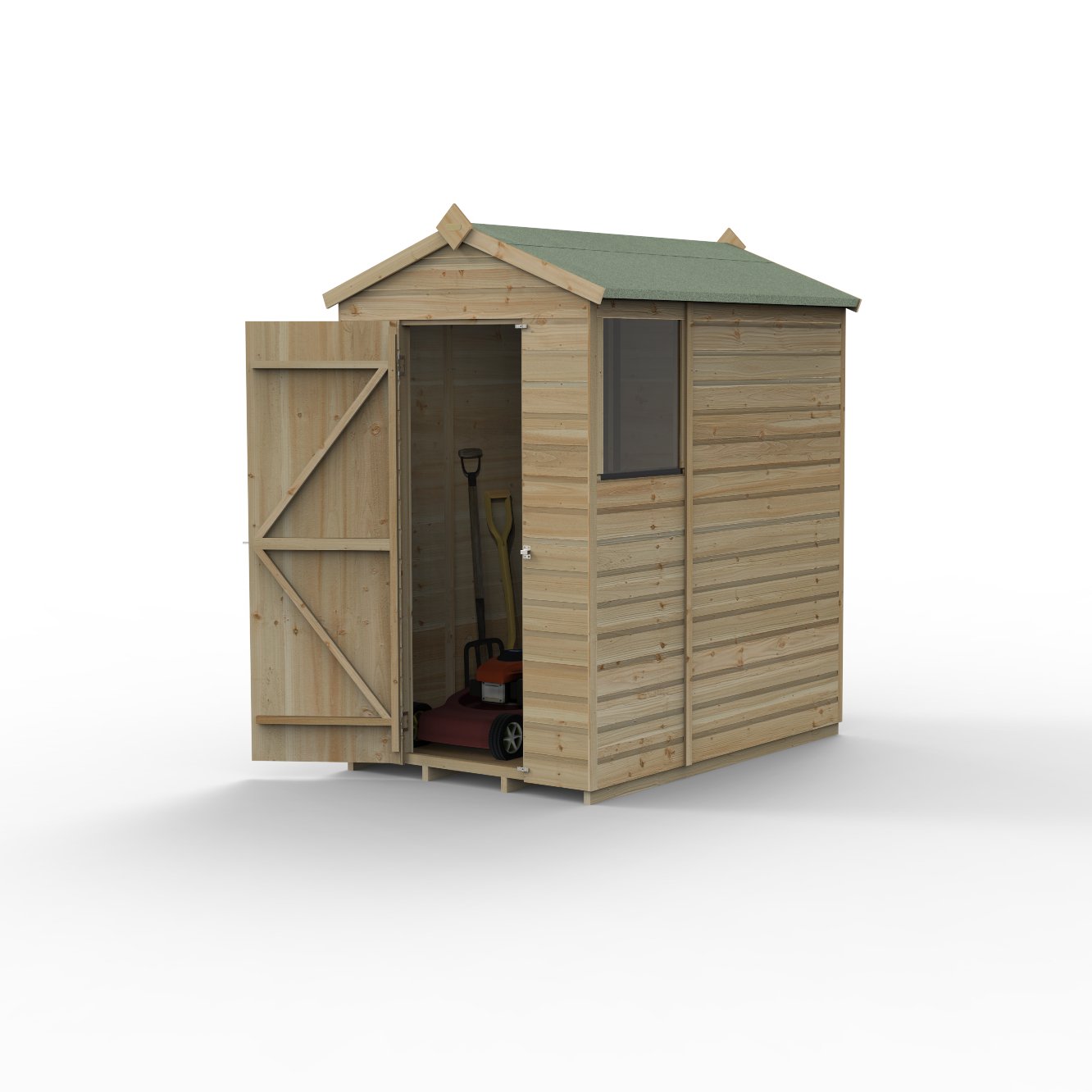 Forest Beckwood 4x6 Apex Shed - 1 Window Price Comparisons | Compare The Build