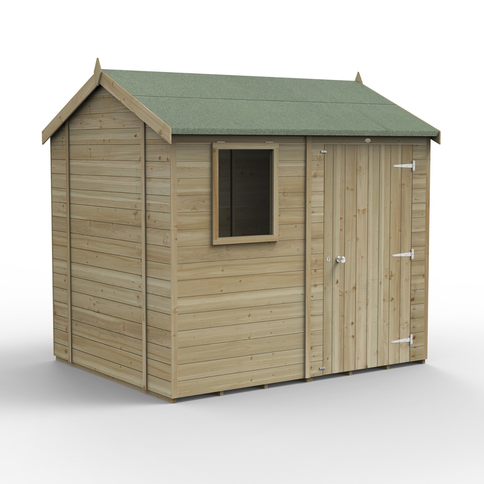 Forest Timberdale 8x6 Reverse Apex Shed FSC® certified Price Comparisons | Compare The Build