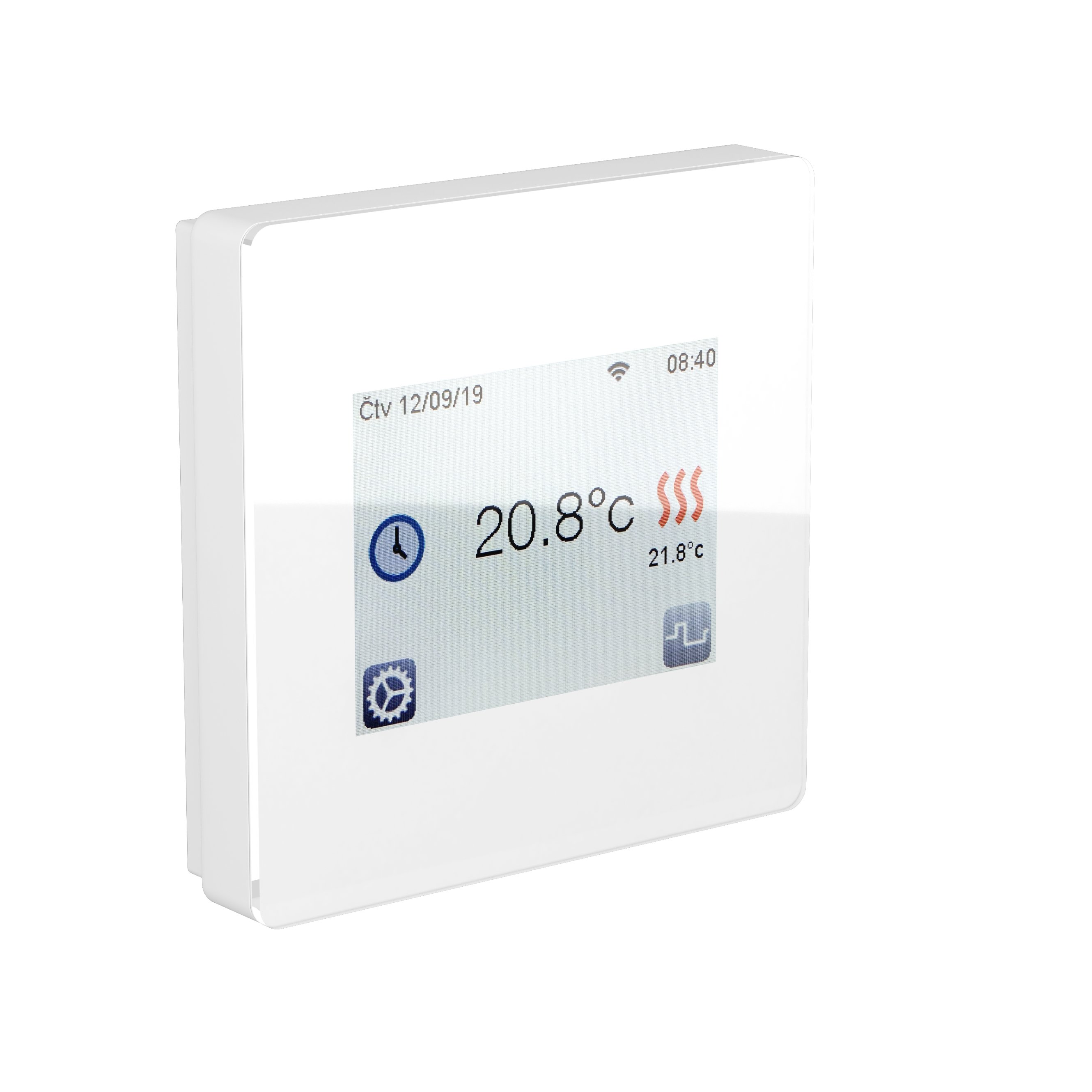 Flexel White WiFi Touchscreen Programmable Thermostat (16A) - Single Zone Price Comparisons | Compare The Build