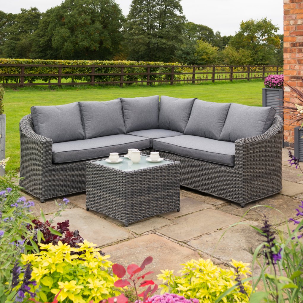 Rowlinson Bunbury Corner 2-Peice Set Grey Weave Price Comparisons | Compare The Build