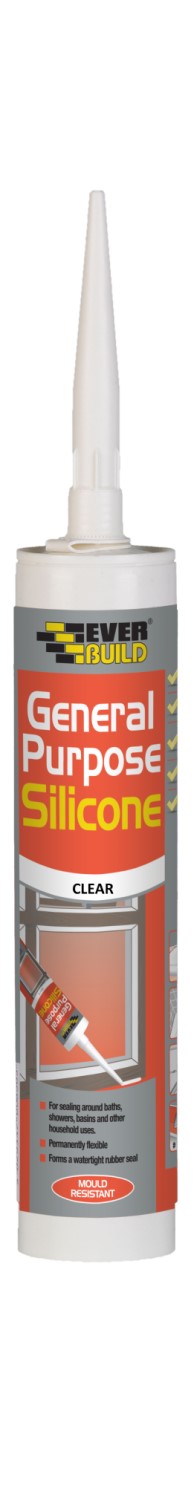 Everbuild GPSTR General Purpose Silicone Clear 280ml Price Comparisons | Compare The Build