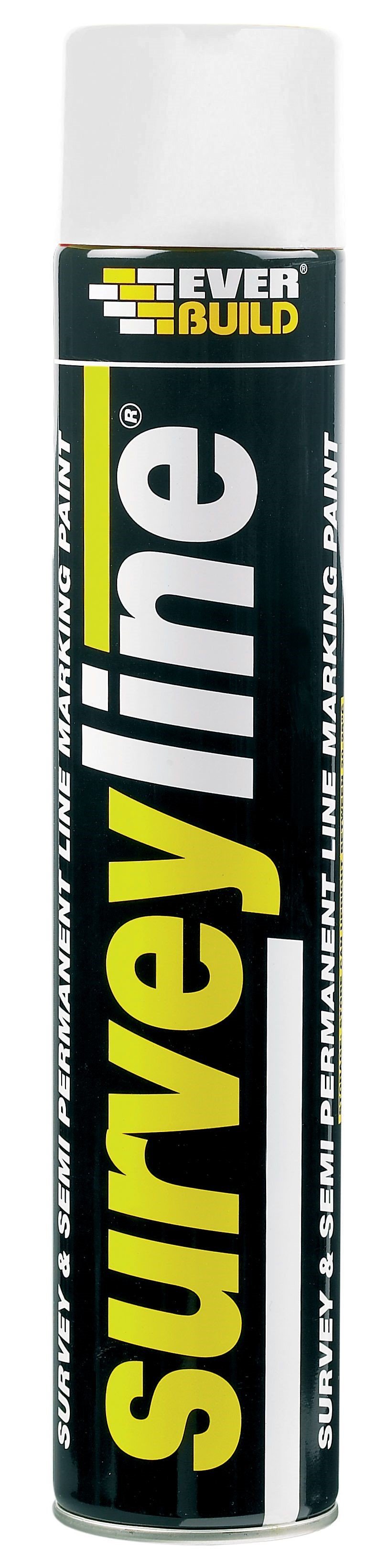 Everbuild SURVEYWE Survey Line Marking Paint 700ml White Price Comparisons | Compare The Build