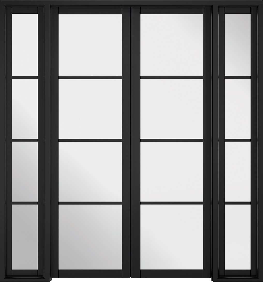 LPD Soho Room Divider Black Pre-finished W6 2031x1904x35mm Price Comparisons | Compare The Build