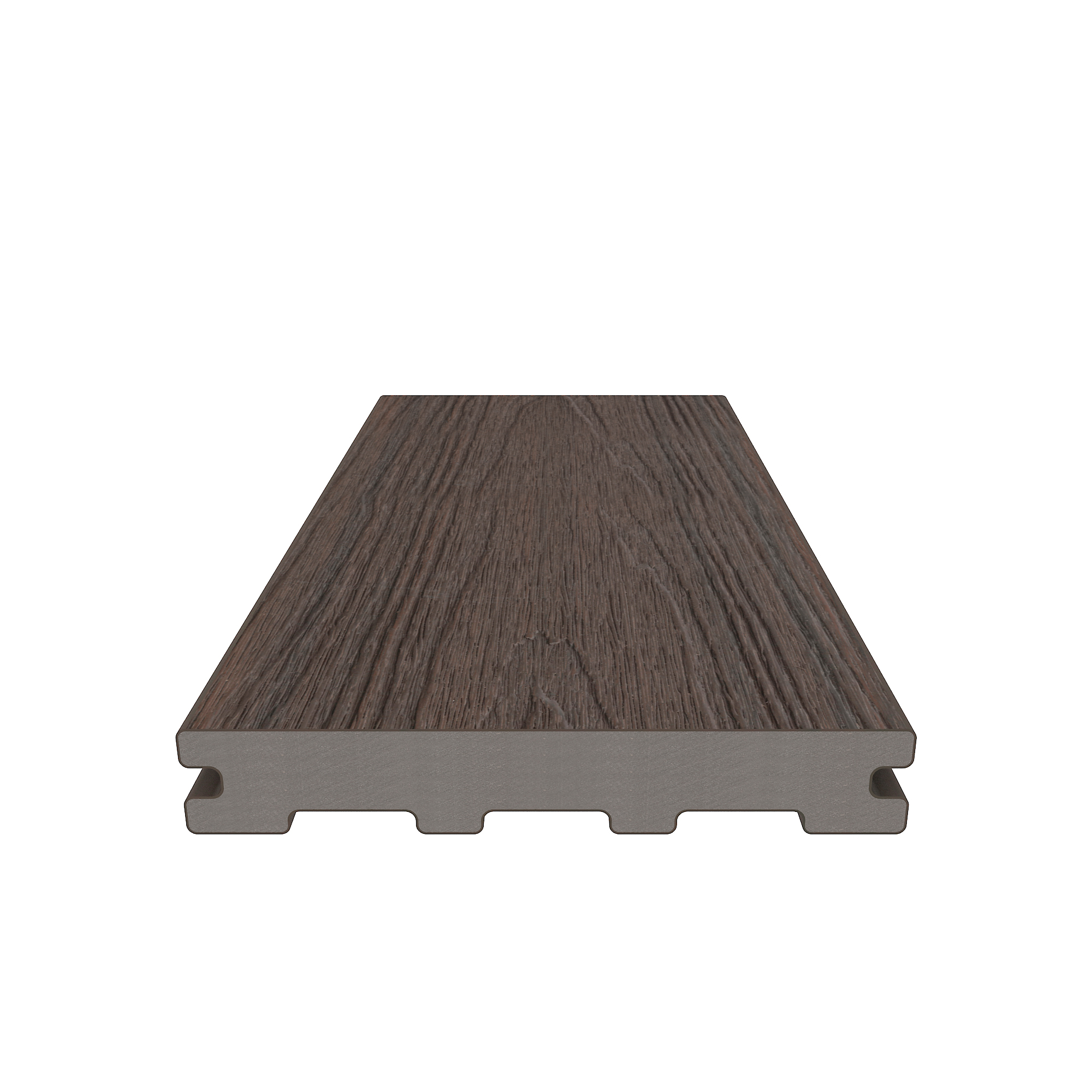 Ultrashield Naturale Grooved Edge Decking Board - Walnut Scalloped - 4800x138x23mm Price Comparisons | Compare The Build