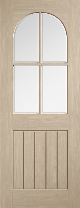 LPD Mexicano Internal Pre-finished Blonde Oak Arched Square Top Glazed 1981x686x35mm Price Comparisons | Compare The Build