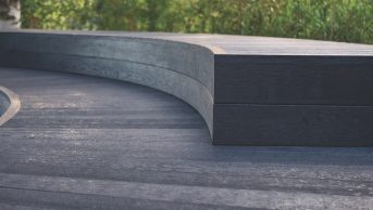 Millboard Flexible Square Step Edge Decking Board - Enhanced Grain - Burnt Cedar / Embered - 2400x50x32mm Price Comparisons | Compare The Build