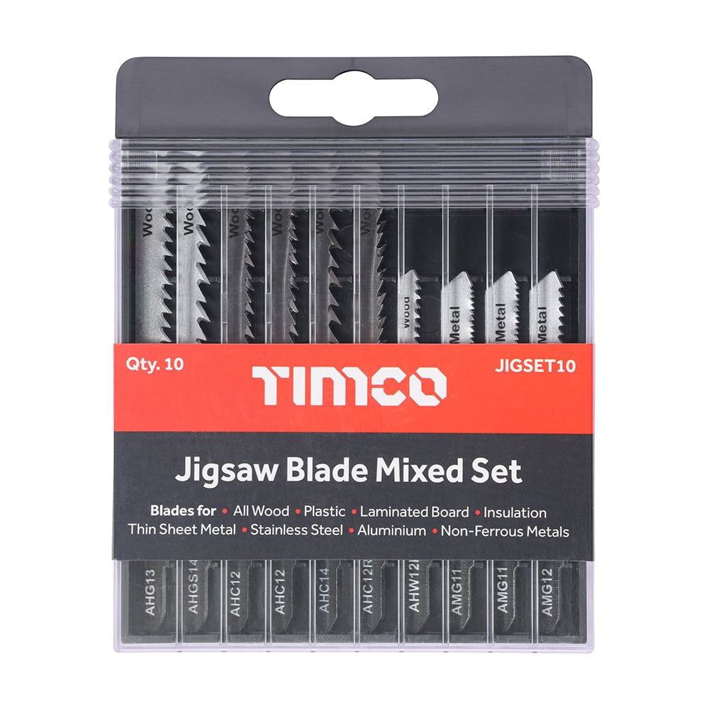 Timco Jigsaw Blade Mixed Set - 10pcs Price Comparisons | Compare The Build