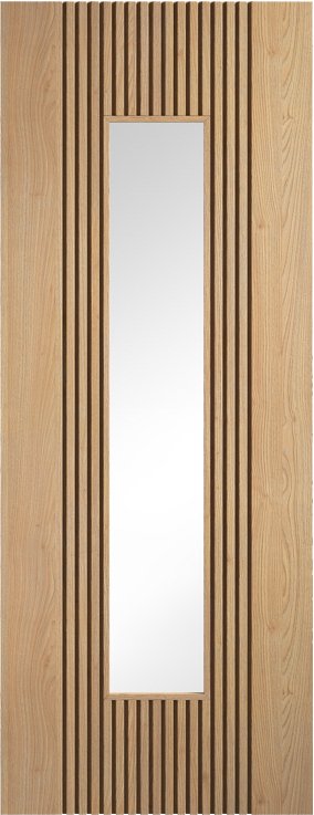 LPD Sydney Glazed Internal Pre-finished Oak 1981x686x35mm Price Comparisons | Compare The Build