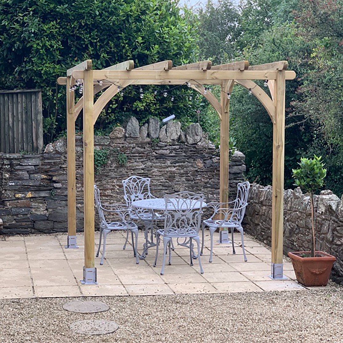 Ultima Pergola - 2.4 x 2.4m FSC® certified Price Comparisons | Compare The Build