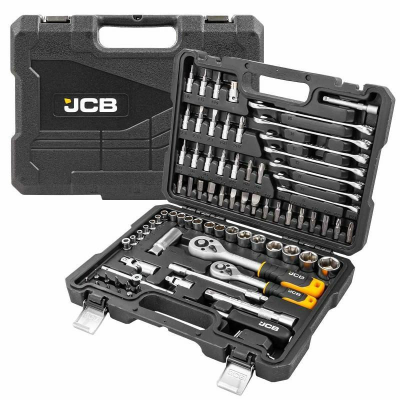 JCB 82 Piece Tool Set, 1/4" & 3/8" Drive Price Comparisons | Compare The Build