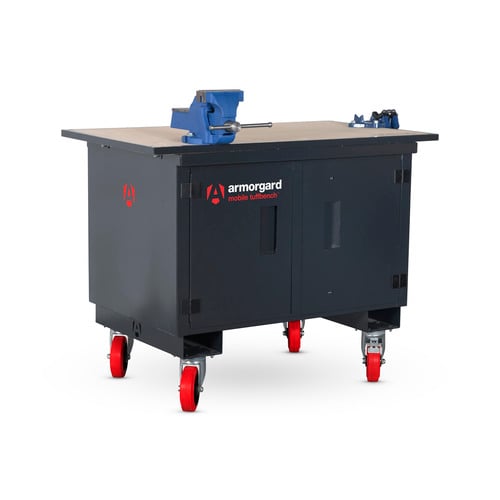 Armorgard Mobile Tuffbench With Vices Fitted 1290x805x1080mm (MBH12-VF) Price Comparisons | Compare The Build