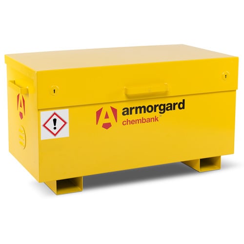 Armorgard ChemBank chemical storage vault 1300x675x670mm (CB2) Price Comparisons | Compare The Build