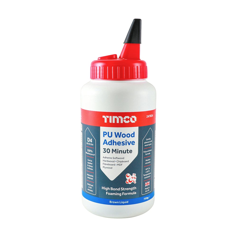 TIMco 247834 6 in 1 PU Wood Adhesive Liquid Brown 30min Price Comparisons | Compare The Build